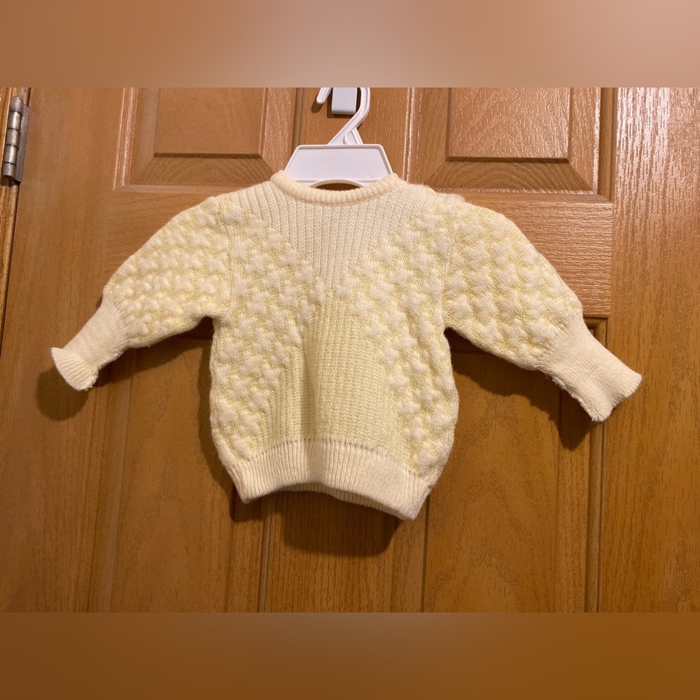 Clayeux Cream Kids Sweater